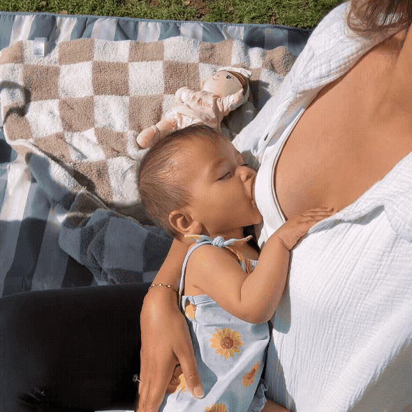 From the outside? You're just holding your baby.